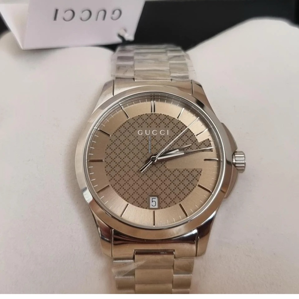 Gucci Gold and Silver Men's Watch
